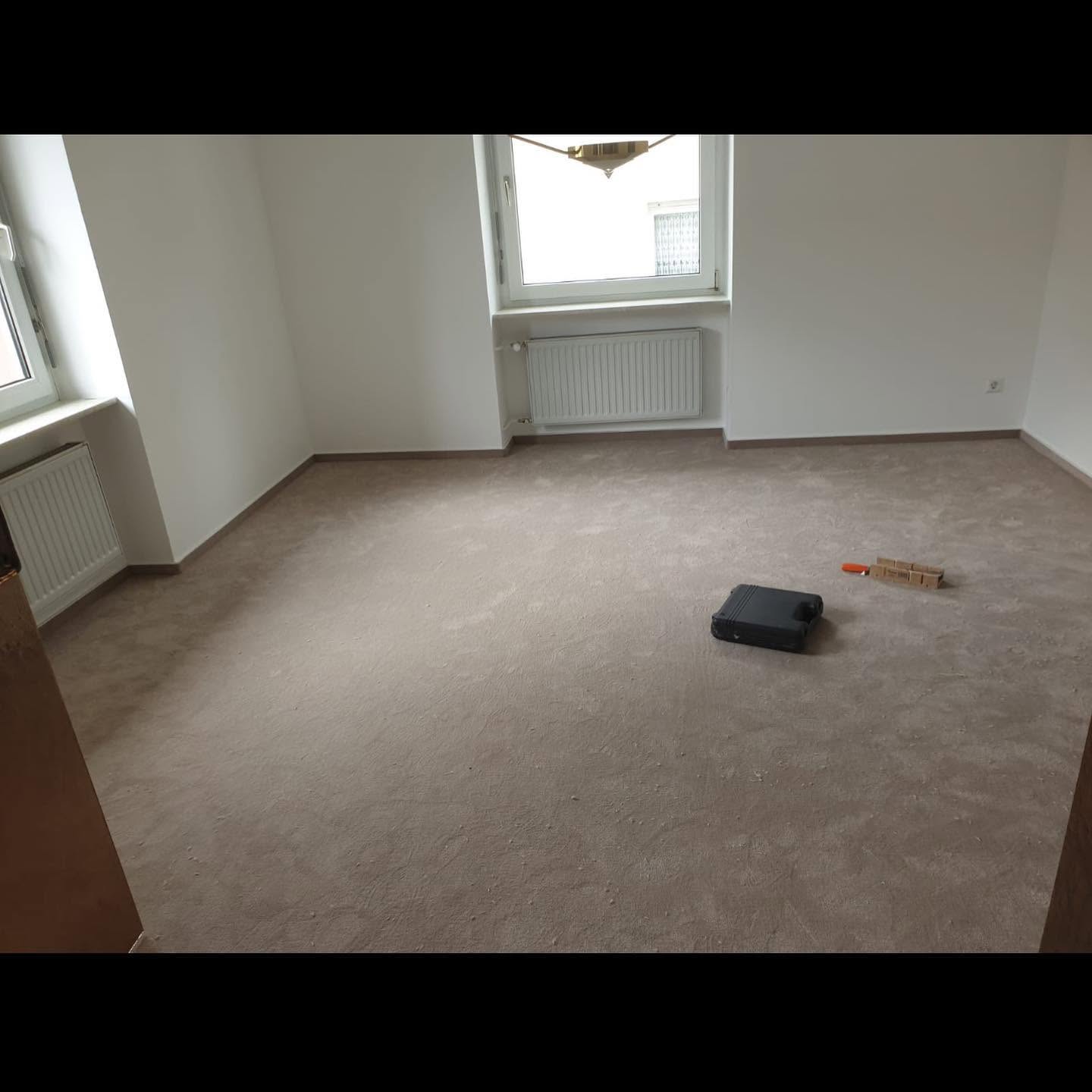 Untergrund vorbereitet